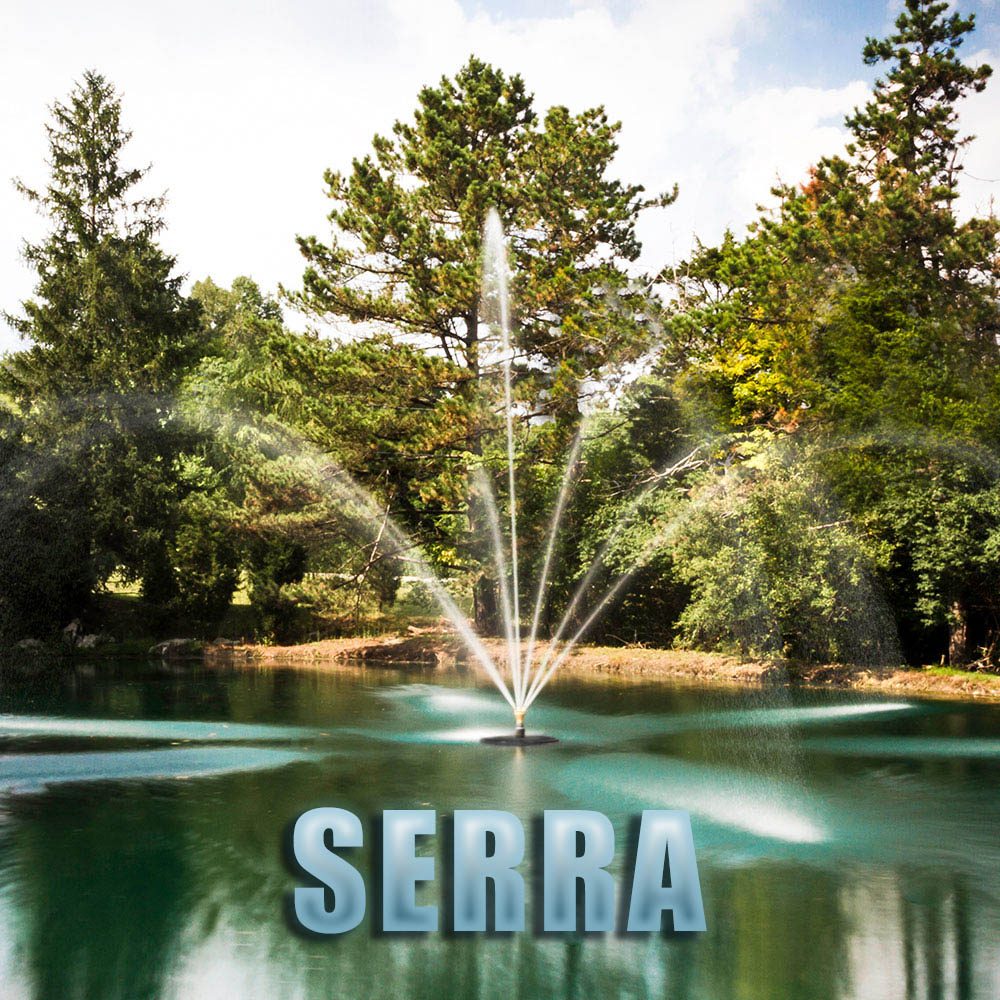 Floating Pond Fountain Serra Nozzle