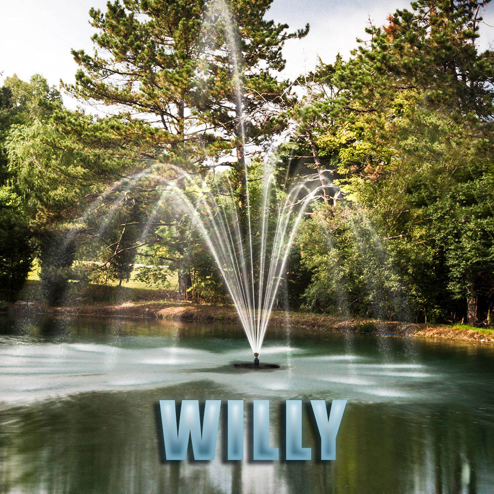 Floating Pond Fountain Willy Nozzle