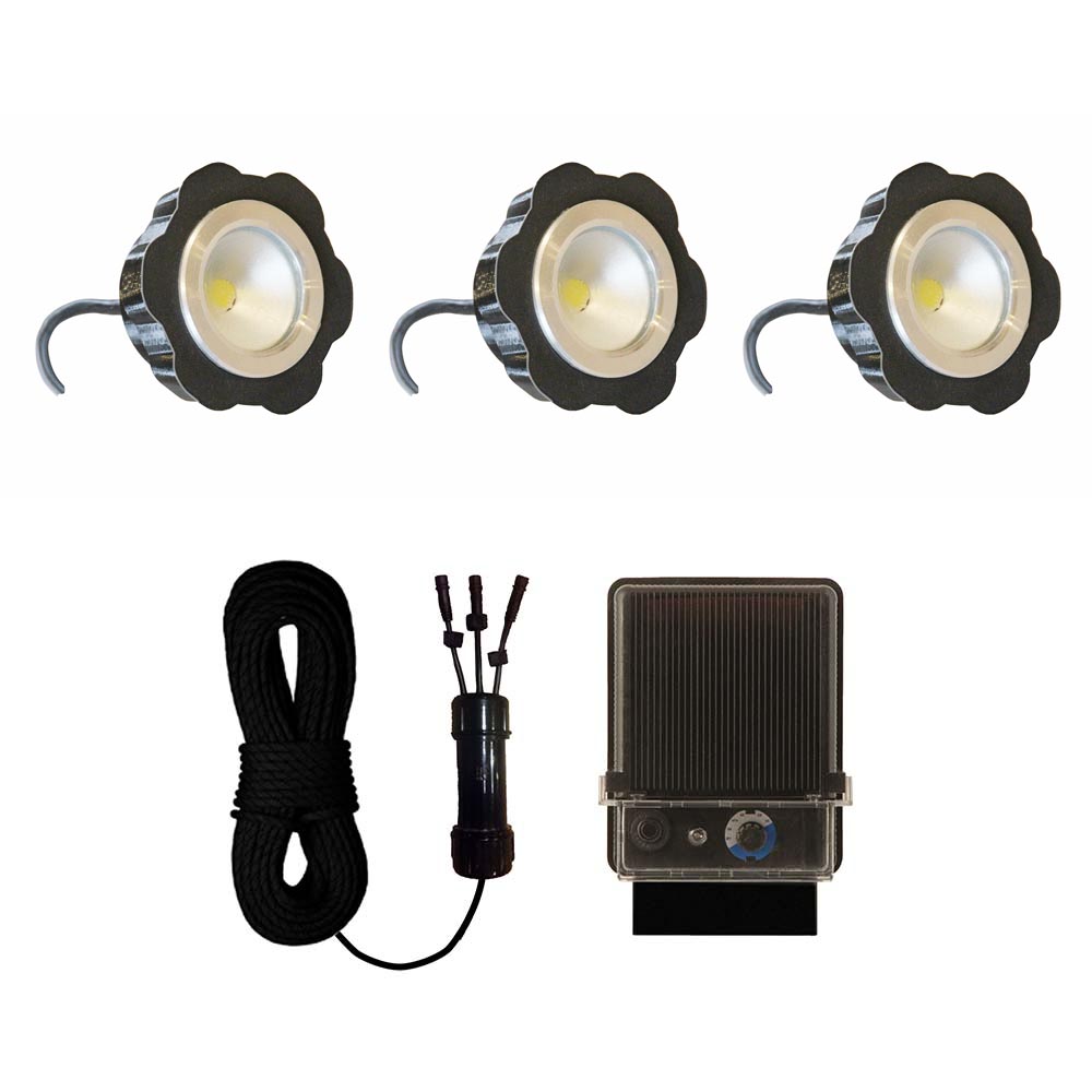 3 Fixture Lighting Kit for floating pond fountain